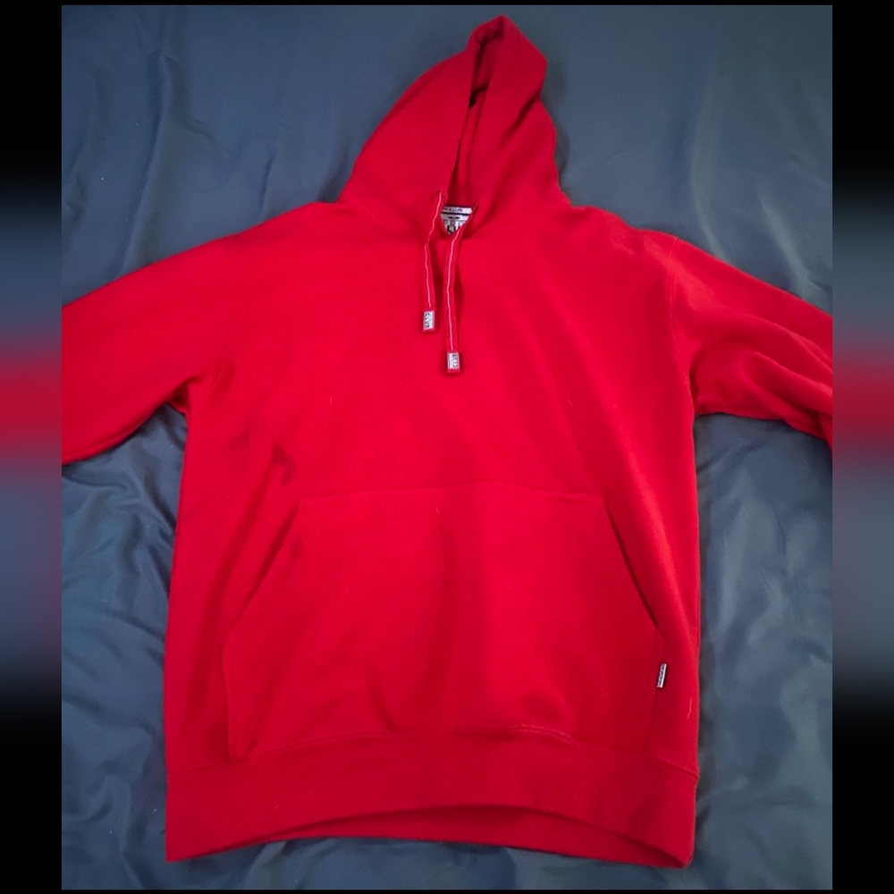 Pro Club Red Hoodie Zip Up Jacket/ Sweatshirt. Size Medium